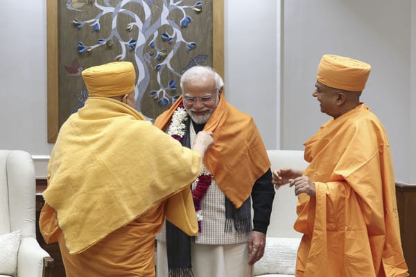 BAPS Saint and Narendra Modi | Gujarat Times