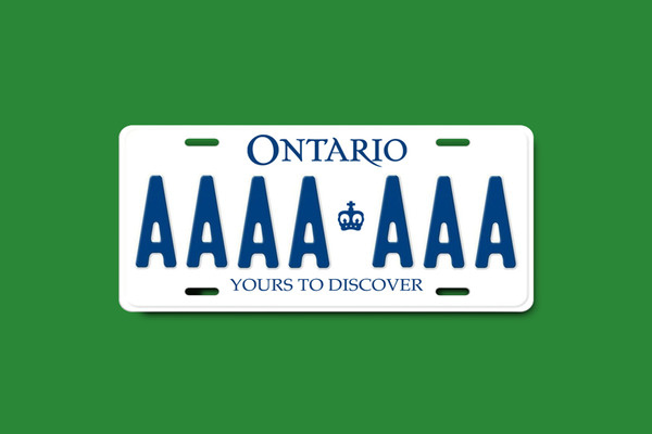 ServiceOntario Licence Plate | Gujarat Times